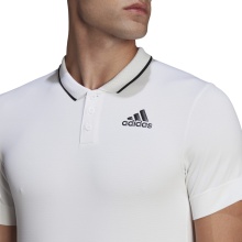 adidas Tennis-Polo FreeLift Heat.Rdy weiss Herren